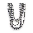 Multi-Strand Grey Pearl Fantasy Necklace