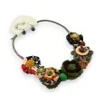 Collier Fantaisie Floral Patchwork