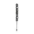 Ikita black and silver square fashion bracelet