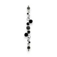 Trendy black and grey geometric circles bracelet by Ikita