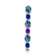 Fancy Bracelet Ikita with Blue and Purple Circular Patterns