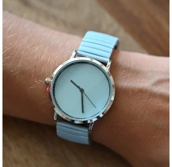 Ernest\'s blue sky-blue plain watch