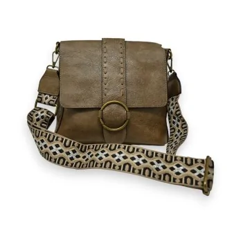 Khaki Mandoline crossbody bag