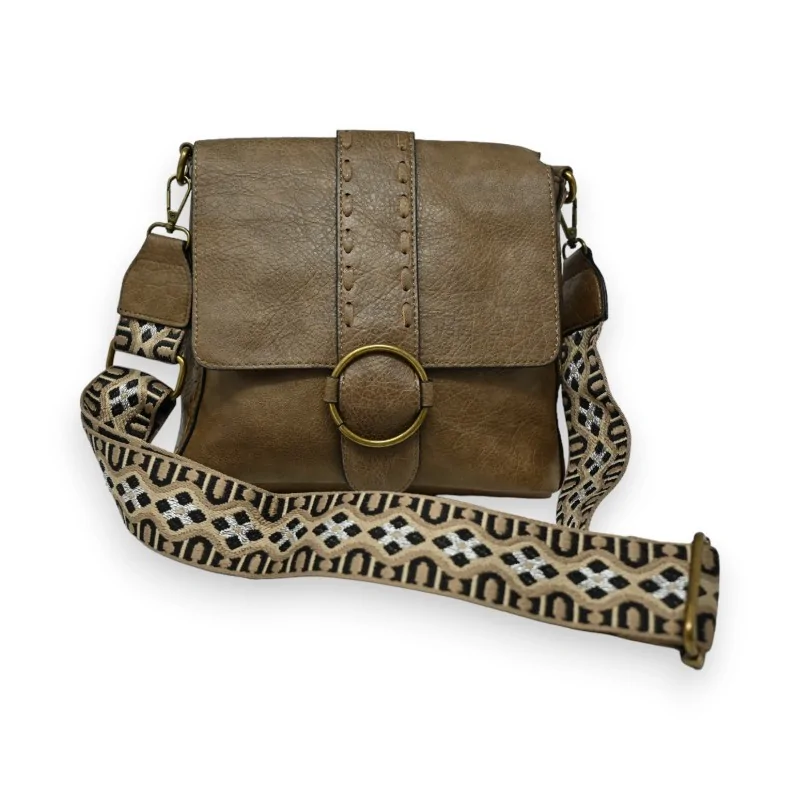 Khaki Mandoline crossbody bag