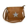 Bolso Bandolera Camel Estrella Brillante de Mandoline