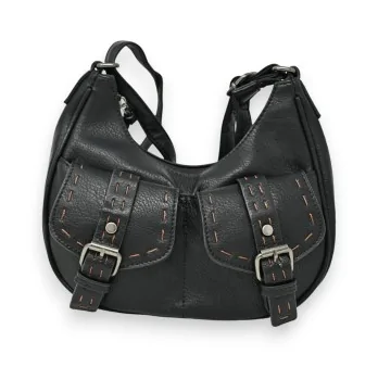 Bolso bandolera Mandolina negro