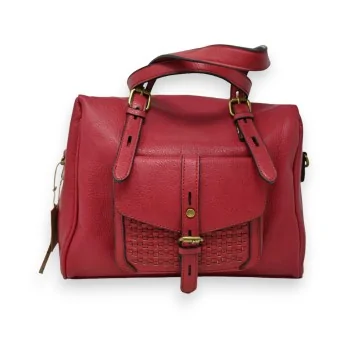 Mandoline Red Elegance Handbag