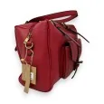 Rote Mandoline Eleganz Handtasche