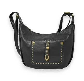 Black Mandoline shoulder bag