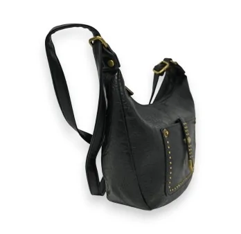 Black Mandoline shoulder bag