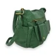 Soft green shoulder bag by Mandoline