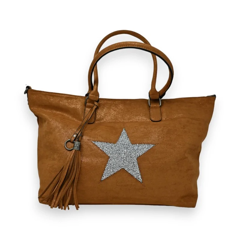 Bolso grande Camel estrella de Mandoline