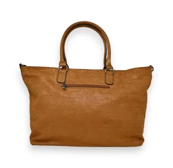 Large Camel star handbag by Mandoline