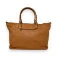 Large Camel star handbag by Mandoline