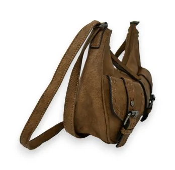 Mandoline Taupe Shoulder Bag