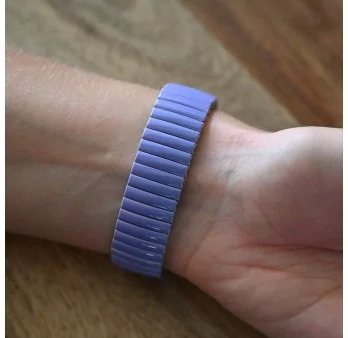 Ernest's watch is lilac-colored and plain