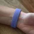 Ernest's watch is lilac-colored and plain