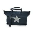 Borsa blu navy Mandoline Stella Scintillante