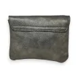 Studded Wallet Mandoline Metallic Gray