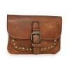 Studded Wallet Mandoline Camel