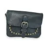 Studded Navy Blue Mandoline Wallet