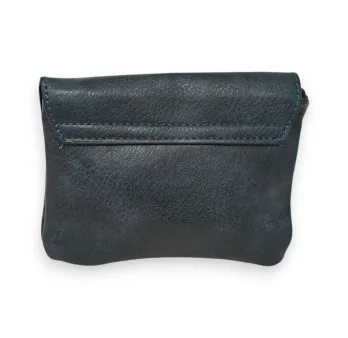 Studded Navy Blue Mandoline Wallet