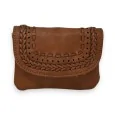 Braided Wallet Mandoline Camel