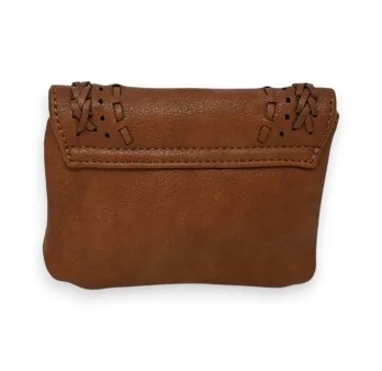 Braided Wallet Mandoline Camel