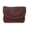 Woven Wallet Mandoline Burgundy