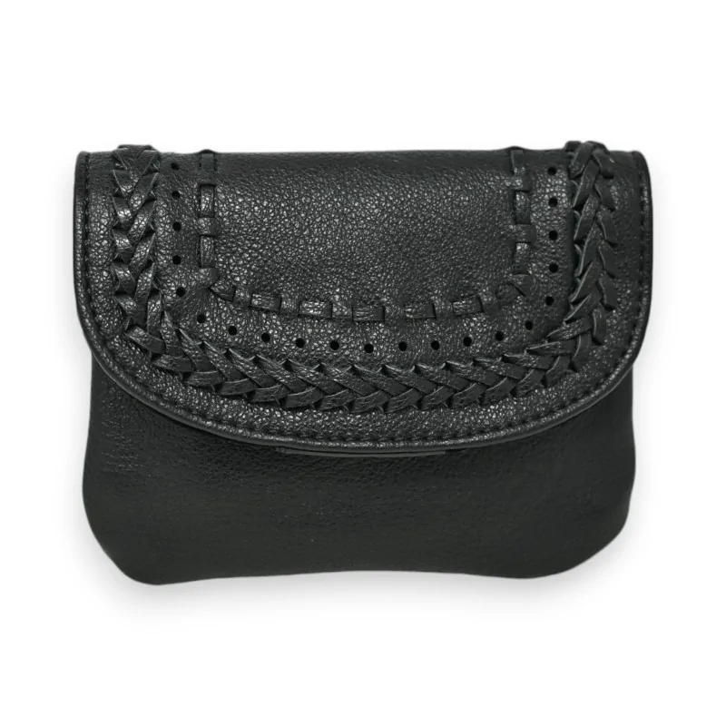 Woven black Mandolin wallet