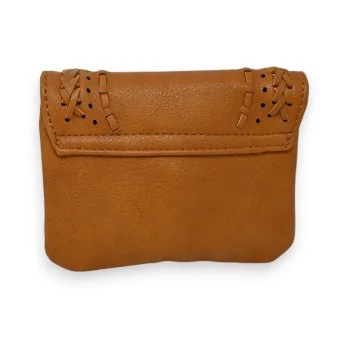 Braided Wallet Mandoline Mustard