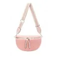 David Jones Pink Fluffy Belt Bag Crossbody