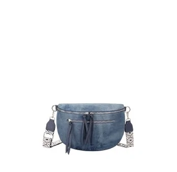 Denim crossbody belt bag by David Jones