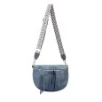 Denim crossbody belt bag by David Jones