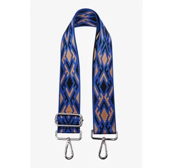 Ethnic Blue Royal Fabric Shoulder Strap