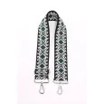 Bottle Green Ethnic Fabric Shoulder Strap