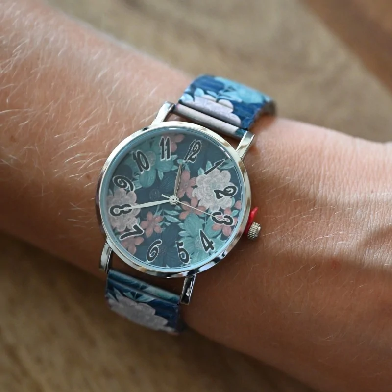 Ernest's Vintage Floral Print Watch