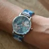 Ernest\'s Vintage Floral Print Watch