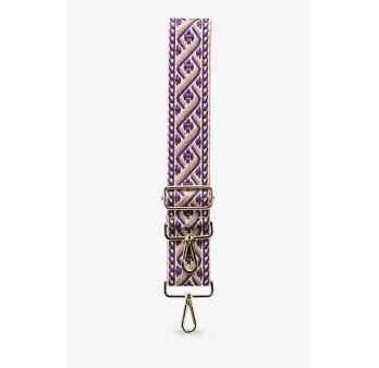 Bandolera de Tela Bohemia violeta