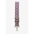 Bohemian Purple Fabric Shoulder Strap