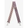 Bohemian Purple Fabric Shoulder Strap