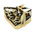 Leopard Print Square Scarf