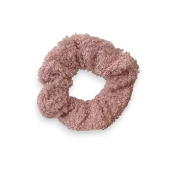 Scrunchie Curly Old Pink