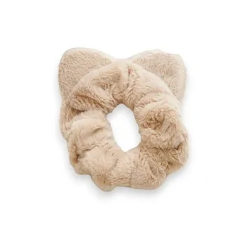 Soft beige fancy scrunchie