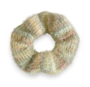 Chouchou Tricot Pastel Vert