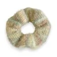 Pastel Green Knitted Scrunchie