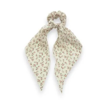 Chouchou foulard élastique fleuri