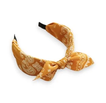 Fancy Mustard Bandana Headband