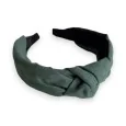 Bottle green faux suede headband