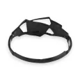 Ikita Black and Off-White Geometric Elastic Bracelet